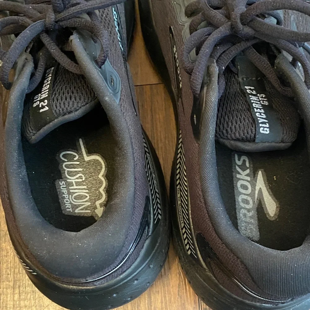 Brooks Glycerin 21 Gts Black Athletic Shoes - Picture 10 of 12